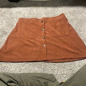 Corduroy skirt